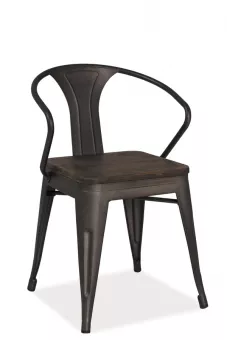 ALVA jedlensk stolika, tmav orech/grafit
