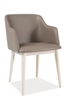 NETIS II jedlensk stolika, dub bielen/bov