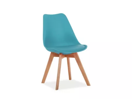 KRIS jedlensk stolika, morsk modr/dub