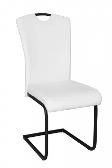 Jedlensk alnen stolika TREVISO, biela/ierna 