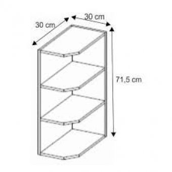 Horn ukonovacia skrinka EKO 30G ZAK-72, biela