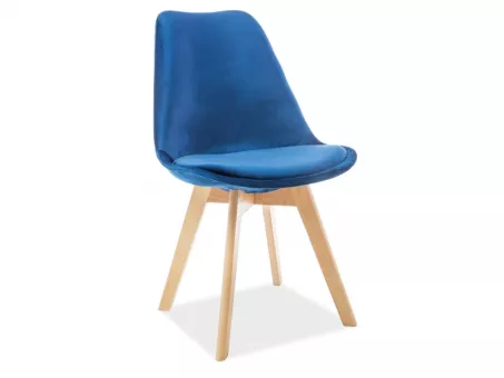 DIOR jedlensk stolika, buk/modr zamat