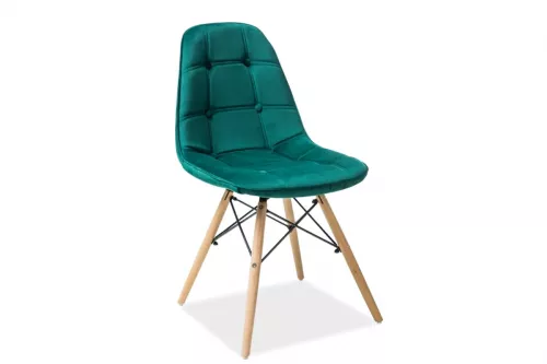 AXEL III jedlensk stolika, zelen zamat