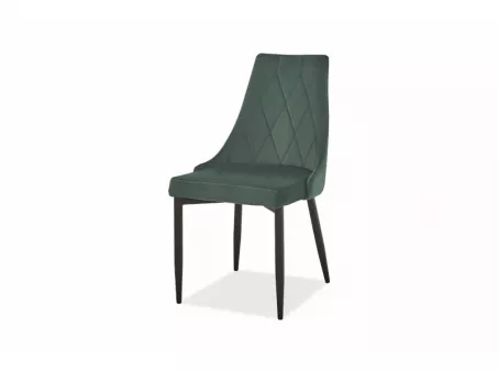 TRIX B VELVET jedlensk stolika, zelen, ierna
