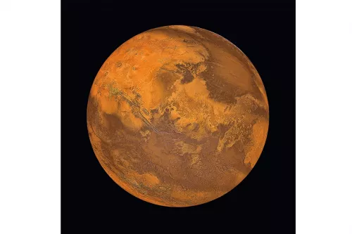 OBRAZ na skle  MARS, 80 x 80 cm