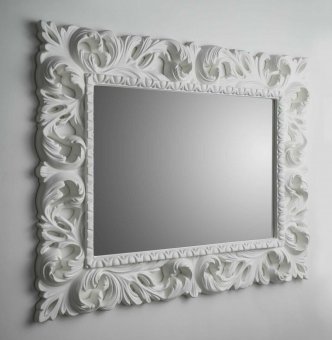 ALLEGRA dizajnov zrkadlo, biele