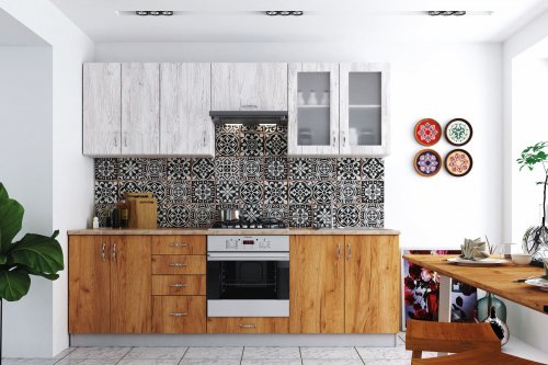 MODEST 85 kuchynsk linka 240, aliaska/dub zlat