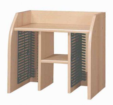 POP n�dstavec na pracovn� st�l kn/5/5, buk