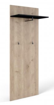 AMBRE vesiakov panel, biely dub/cierna
