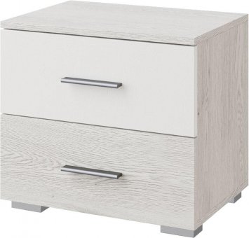 ROMBO nocn stolk, biela/light artwood