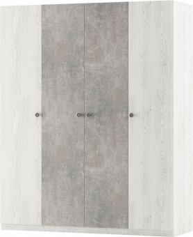 VIVIAN satnkov skrina 4D, light artwood/industrial