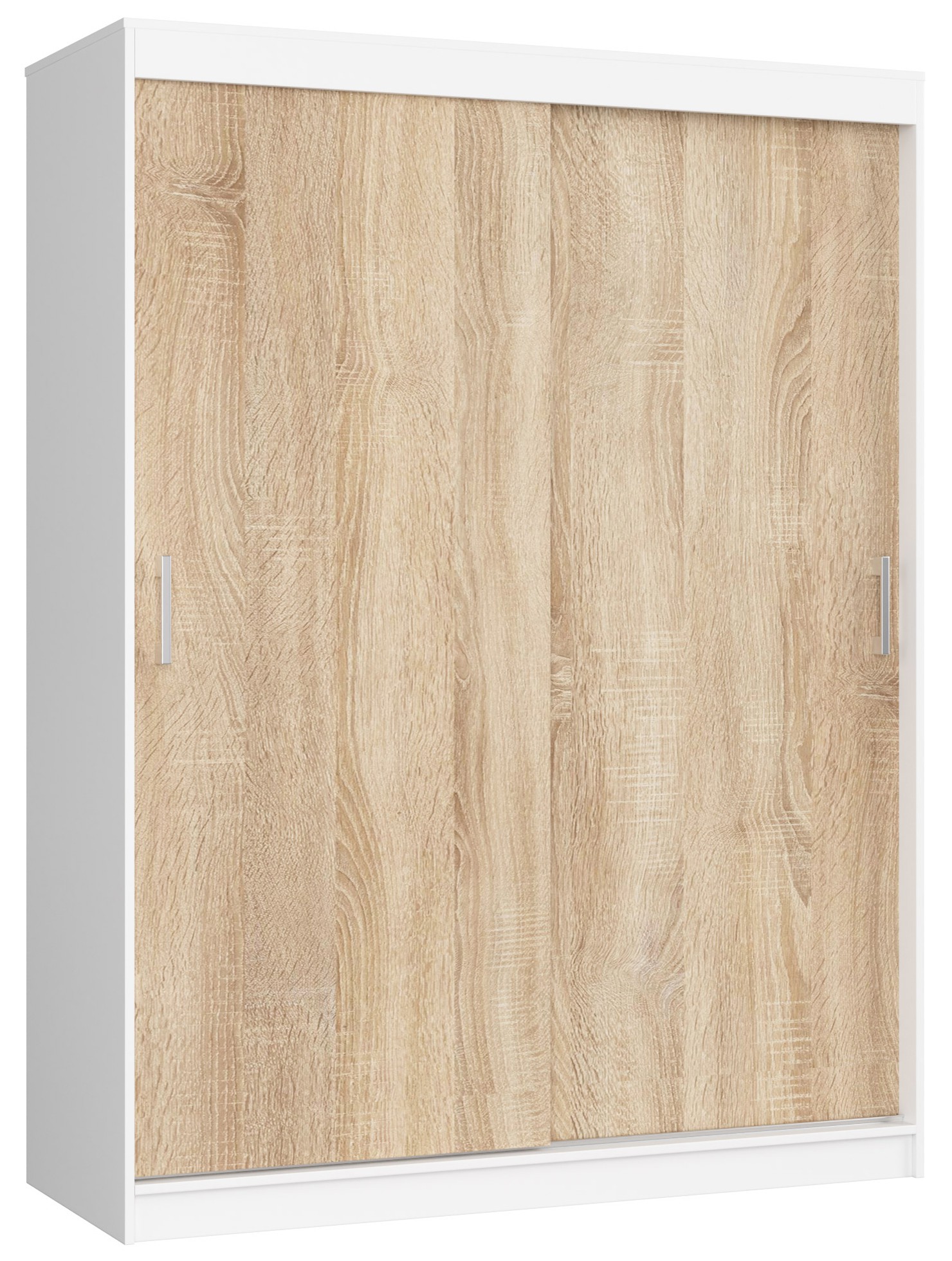 Akord Šatníková skriňa Mono 150 cm BIELA/SONOMA