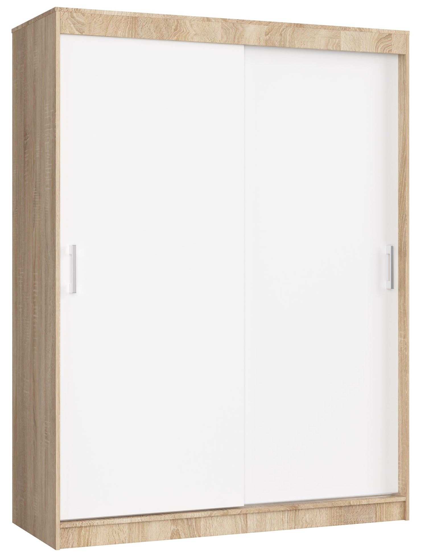 Akord Šatníková skriňa Mono 150 cm SONOMA/BIELA