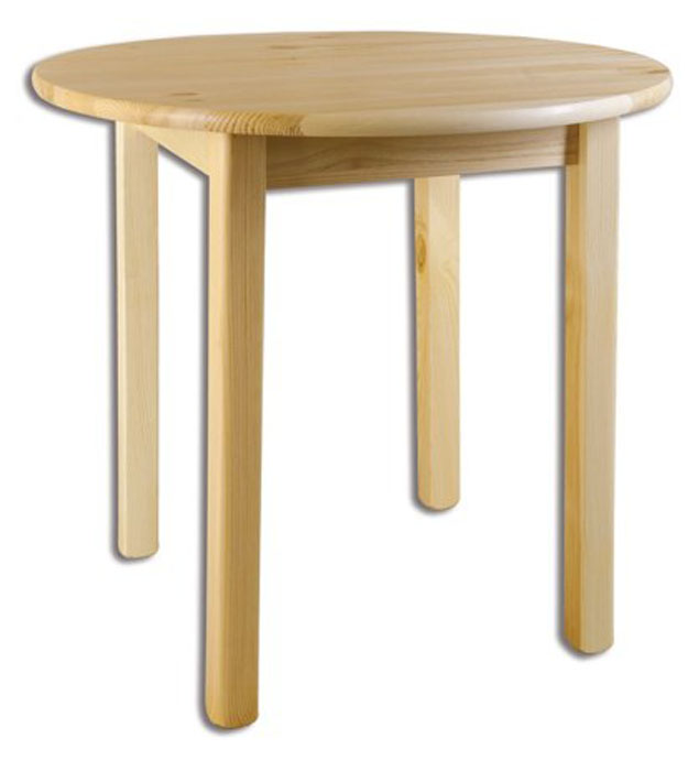 Drewmax Jedálenský stôl okrúhly ST105, priemer plochy 110 cm