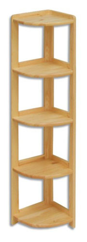 Drewmax Rohový regál RG132