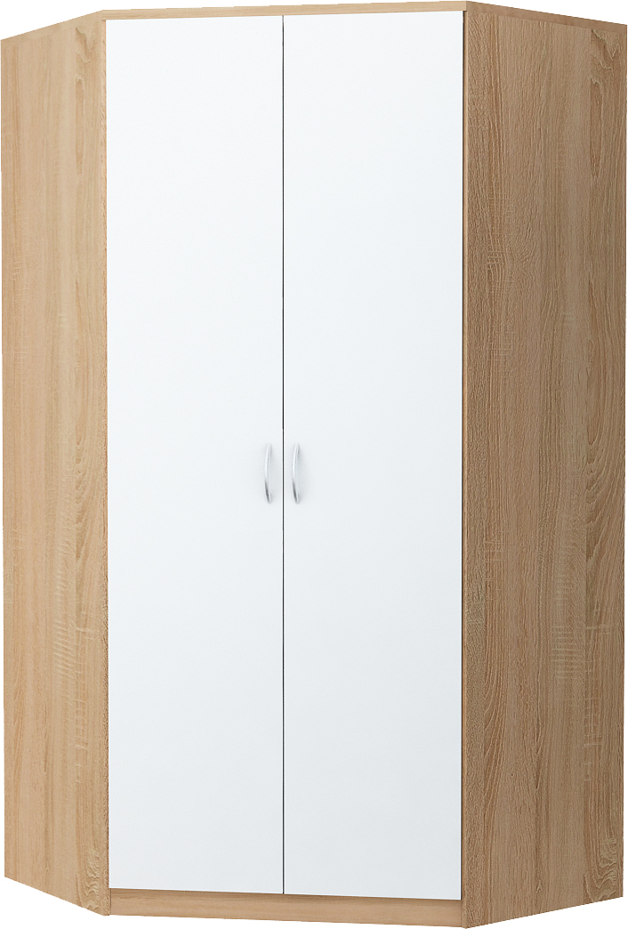 Casarredo Rohová skriňa ALEX, dub sonoma/biela