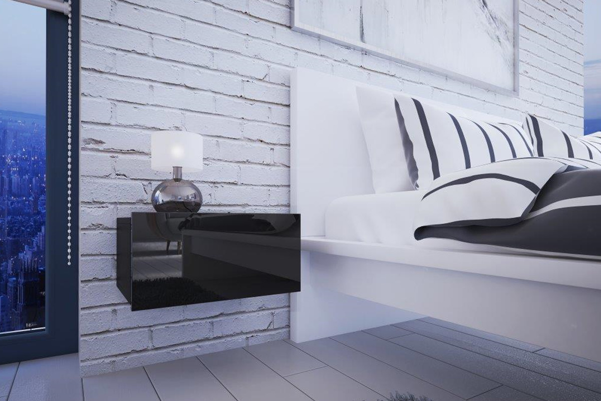 Casarredo Nočný stolík MINI - čierny