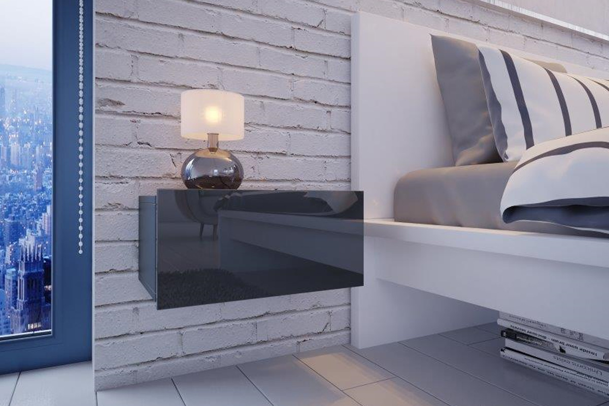 Casarredo Nočný stolík MINI - šedý