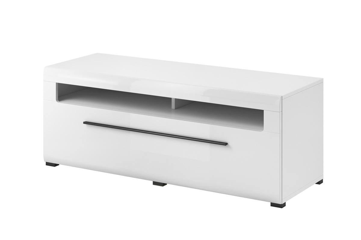 Helvetia TULSA 40 TV stolík biely lesk