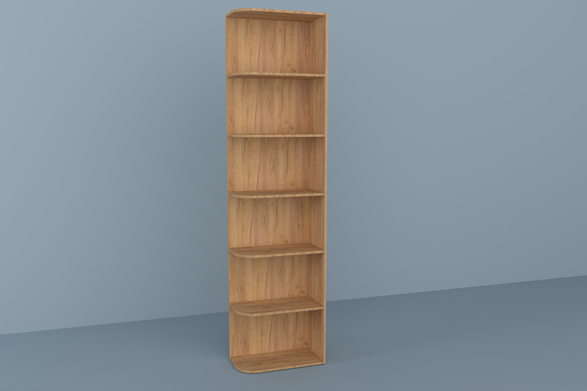 Casarredo CONSOLE CS 220/60 policový regál, dub zlatý