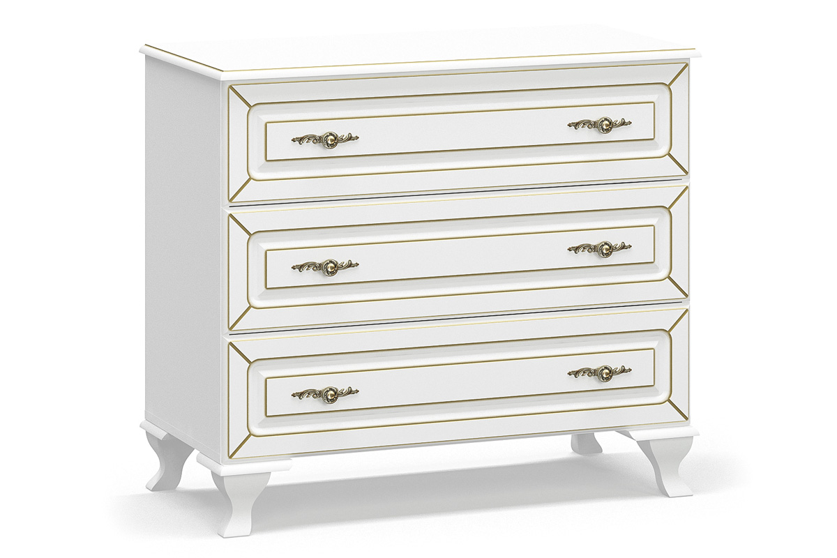 Casarredo MILAN zásuvková komoda, biela