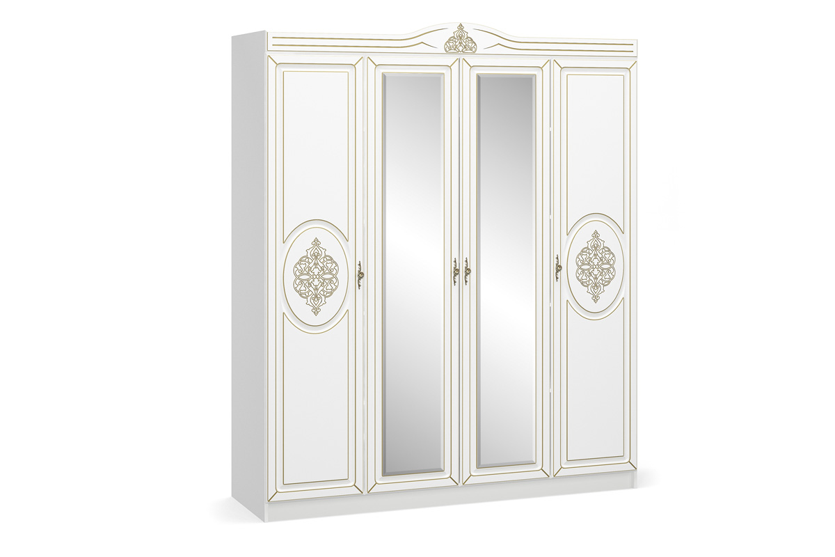 Casarredo MILAN šatníková skriňa, biela