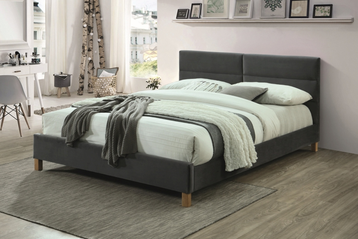 Signal SIERRA Velvet manželská posteľ 160x200, Tap 150