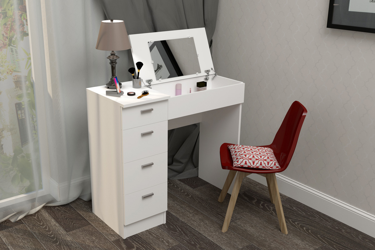 Casarredo CHARM toaletný a písací stolík, biela