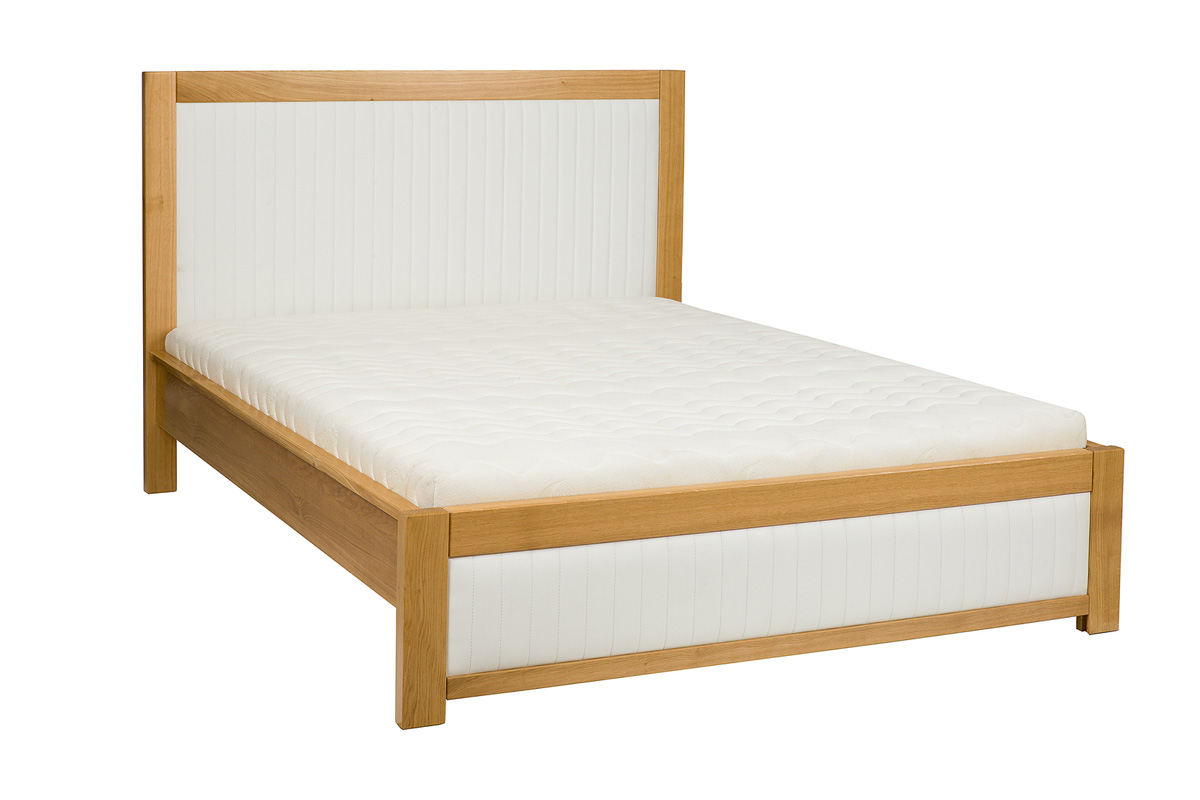 Drewmax LK214/II manželská posteľ 160, dub/Casablanca 2301