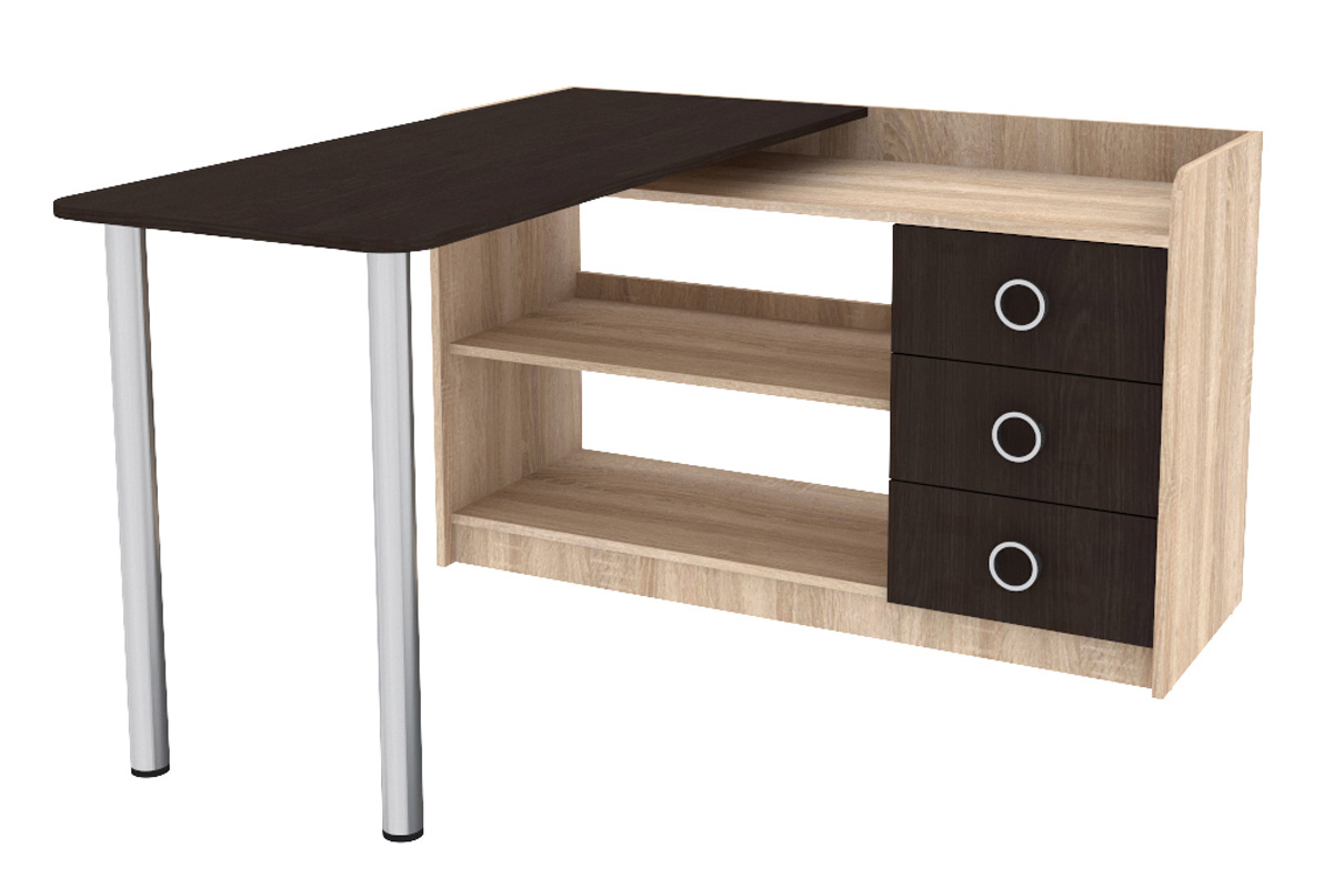 Casarredo HELIOS písací stôl, sonoma/wenge »