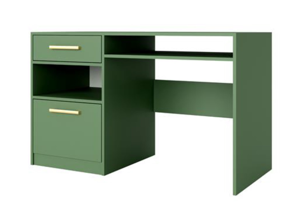 Stolar BALI, PC stolík, zelená
