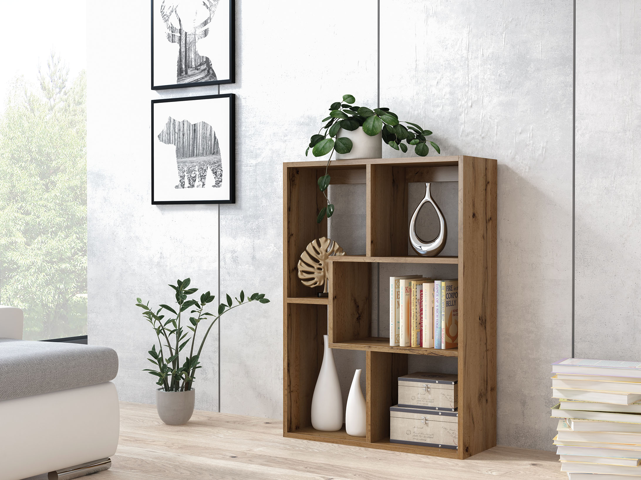 Signal MATRIX 2 regál, dub Wotan