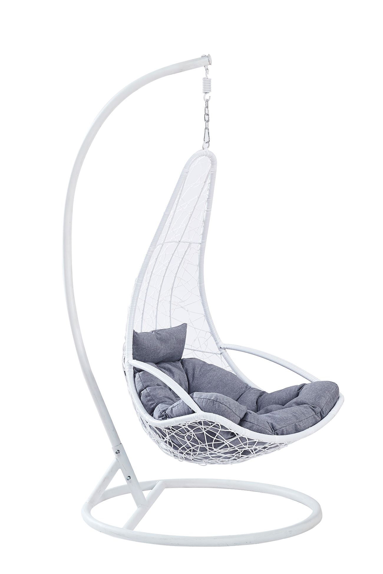 Casarredo KJF-12 závesné hojdacie kreslo, biela