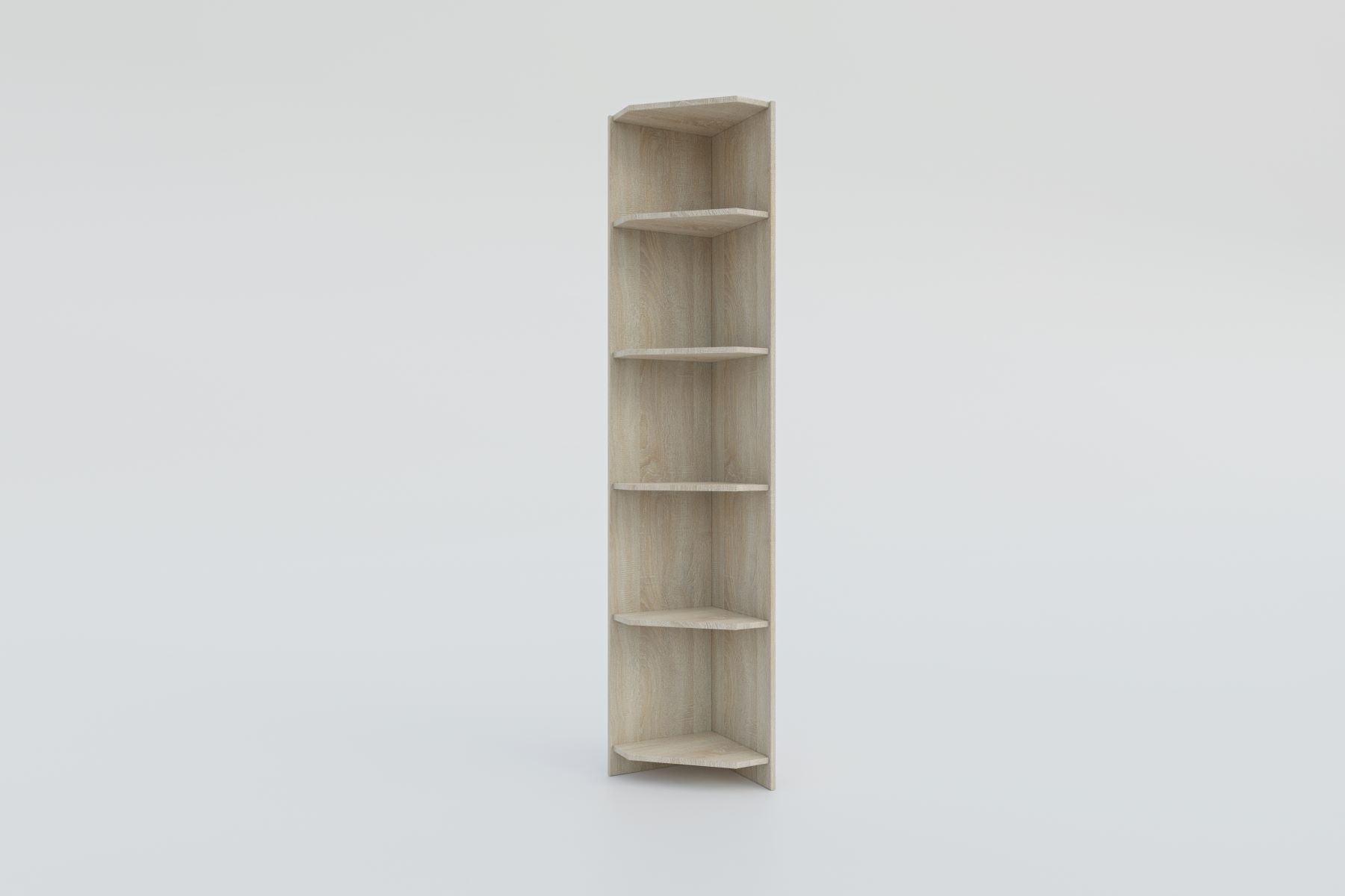 Casarredo OFFICE 3 úzky rohový regál, dub sonoma