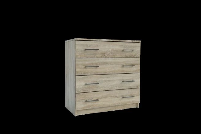 Casarredo MIMA 4 zásuvková komoda, sonoma
