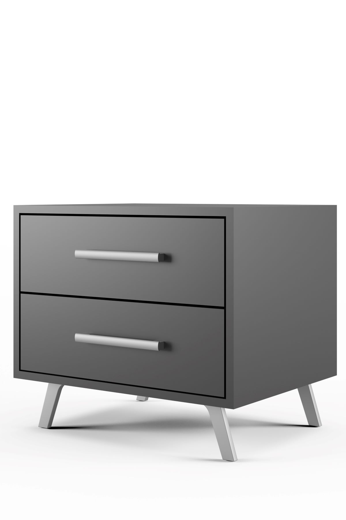 Stolar BALI, nočný stolík grafit