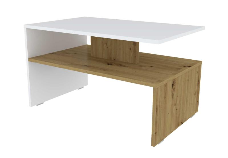 Casarredo BARI konferenčný stolík 800, dub Artisan / biely