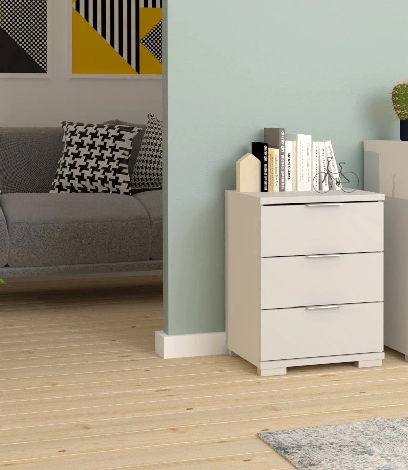 Casarredo VALENCIA komoda 3S, biela