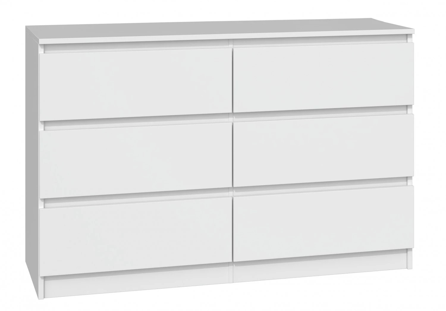 TOPESHOP Komoda MALWA M6 140, biela