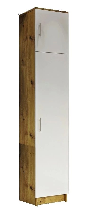 Casarredo MASHENKA úzka skriňa, dub Artisan / biela
