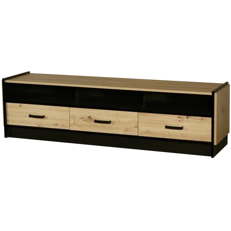 Lempert KARIA 310 TV stolík, dub Artisan / čierna
