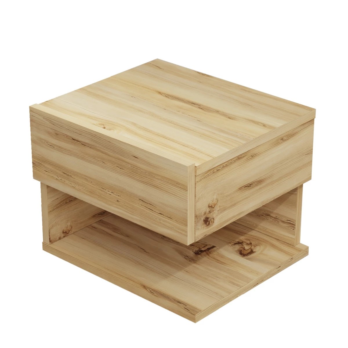 YURUPA LV 27, nočný stolík, dub Left
