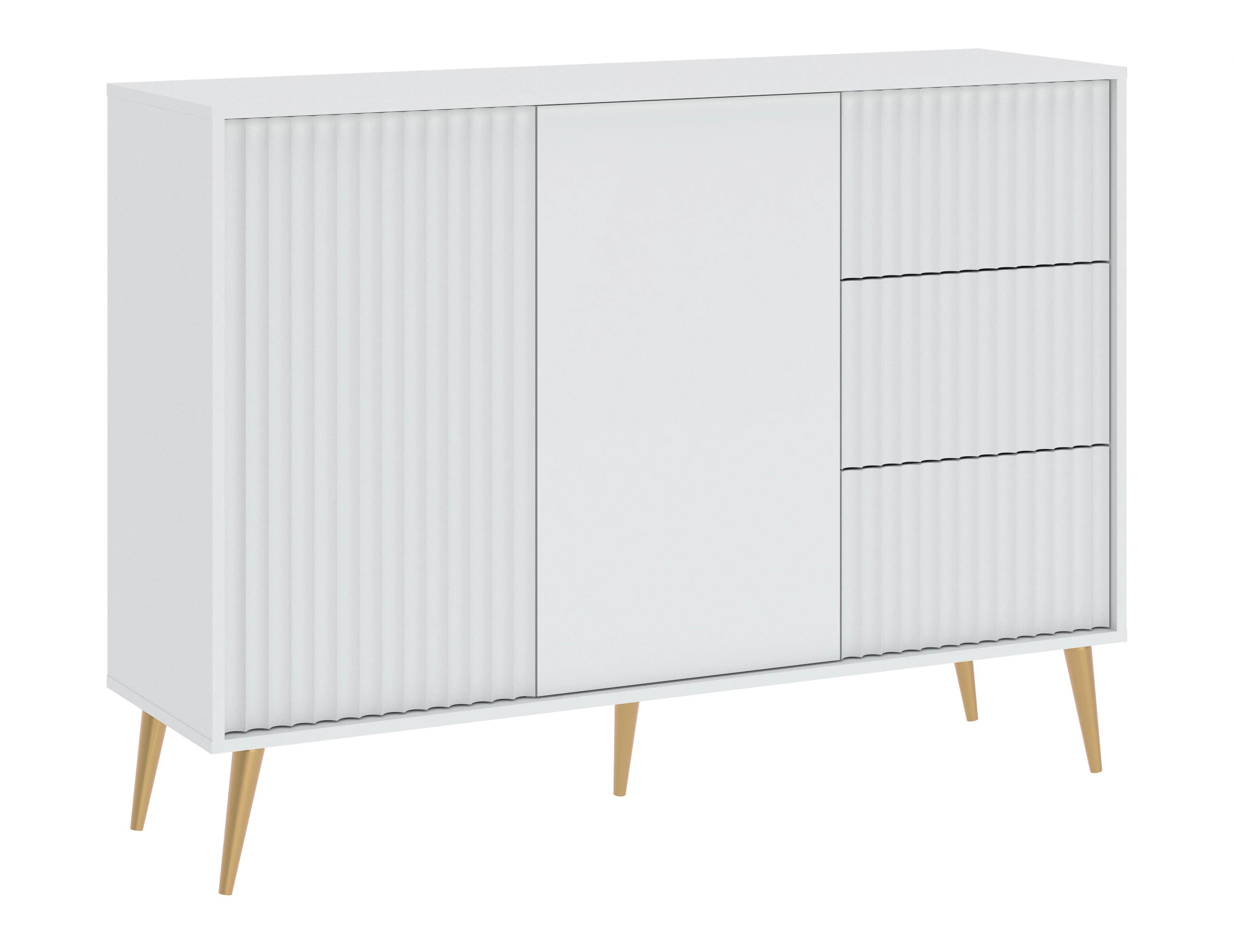 Casarredo BARCELONA komoda 2D3S, biela