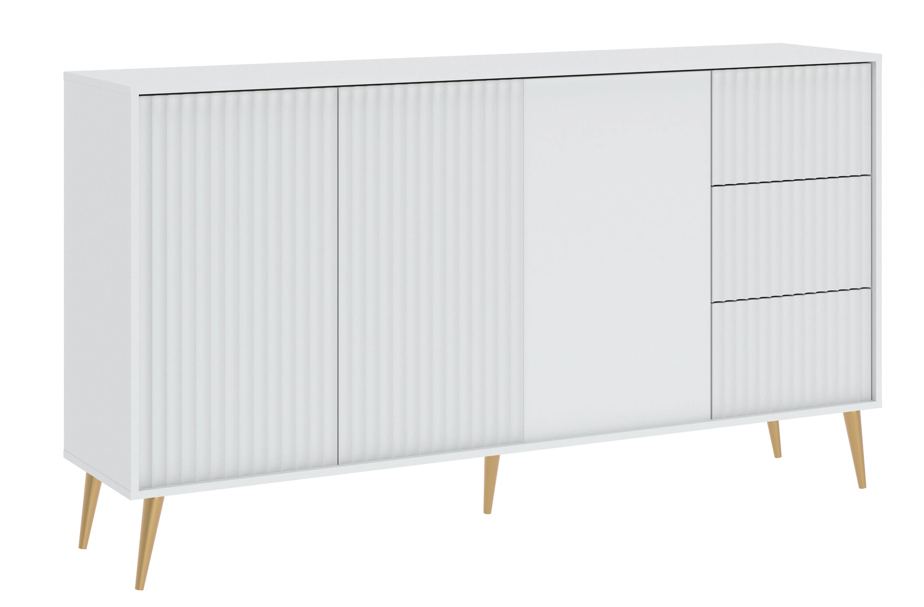 Casarredo BARCELONA komoda 3D3S, biela