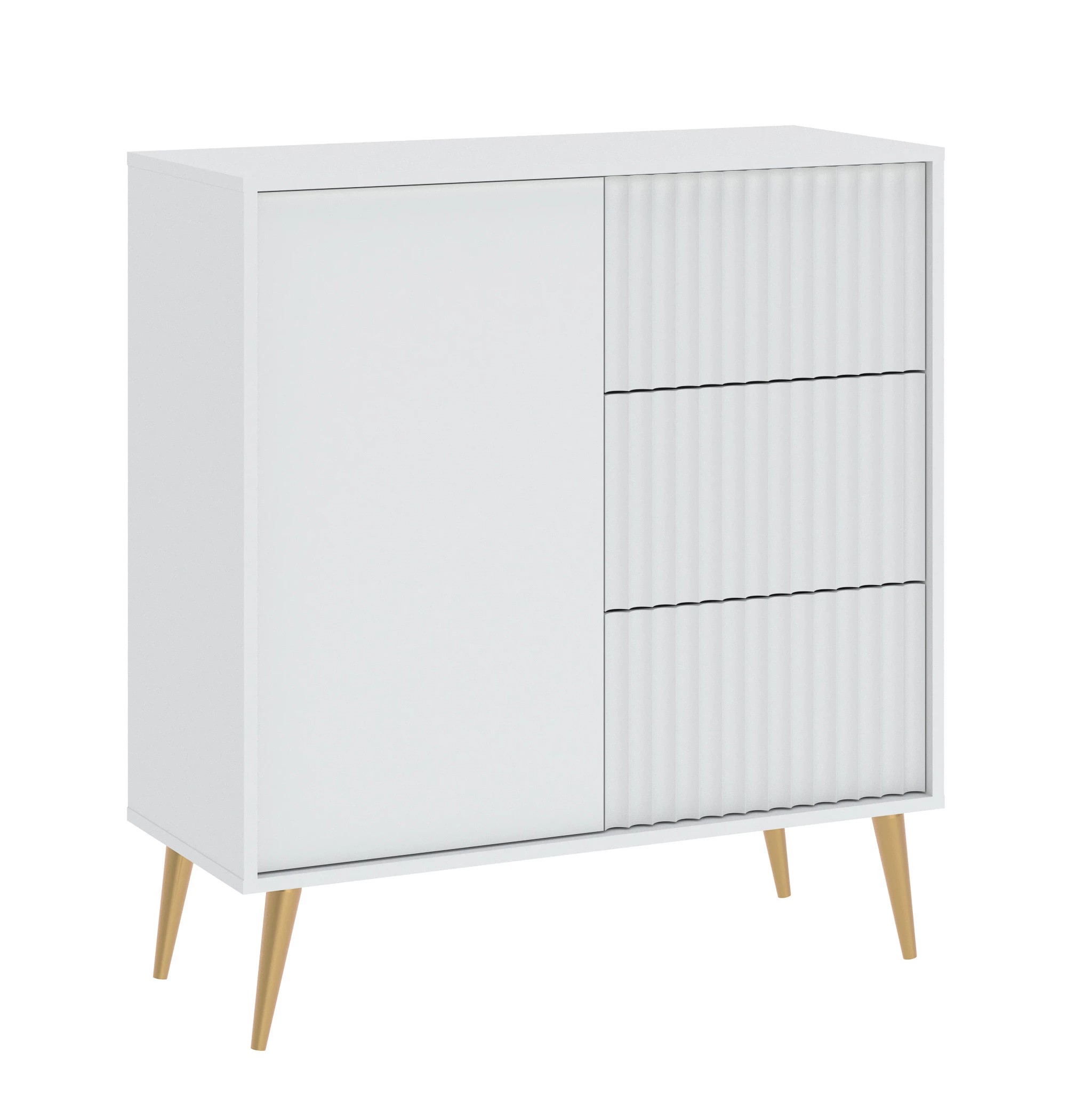 Casarredo BARCELONA komoda 1D3S, biela
