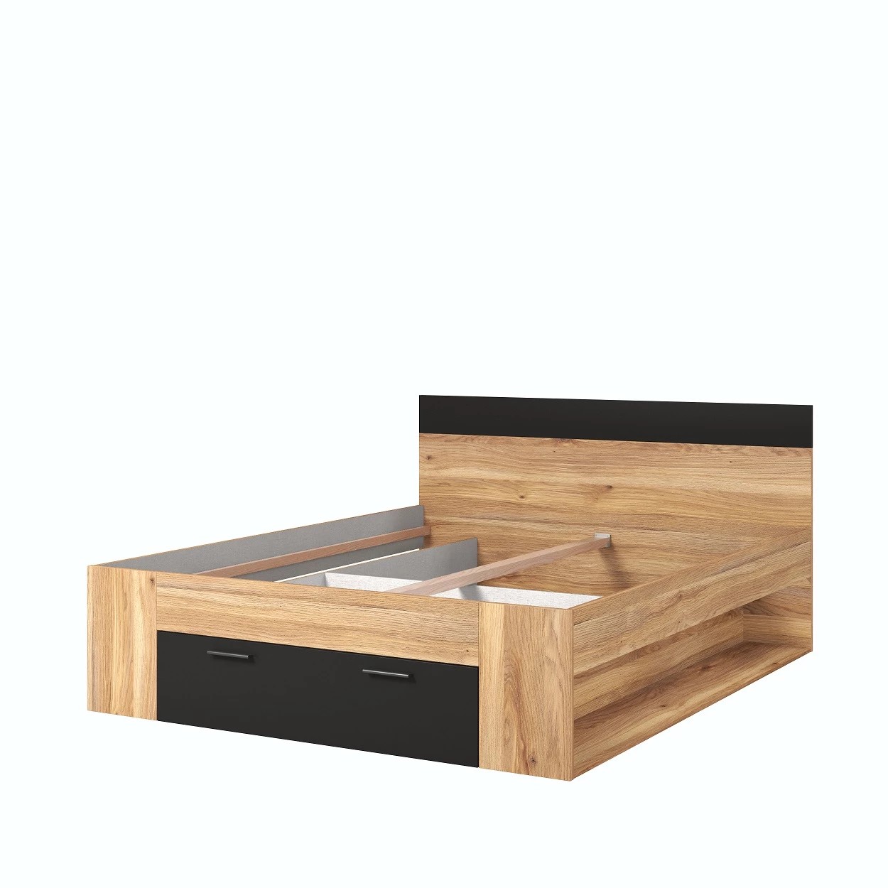 Helvetia BETA 91 manželská posteľ 160, dub Mauvella