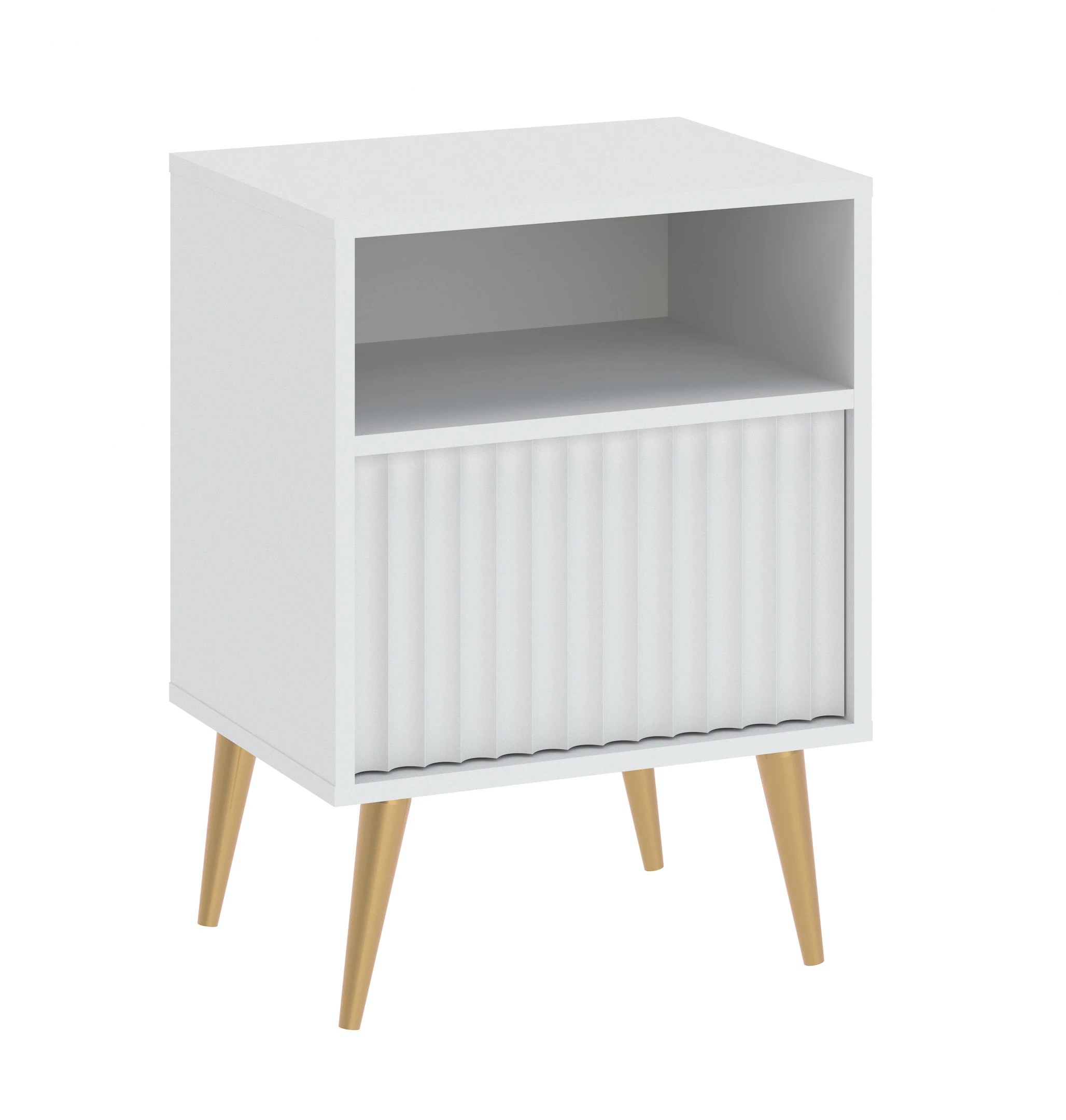Casarredo BARCELONA nočný stolík 1S, biela
