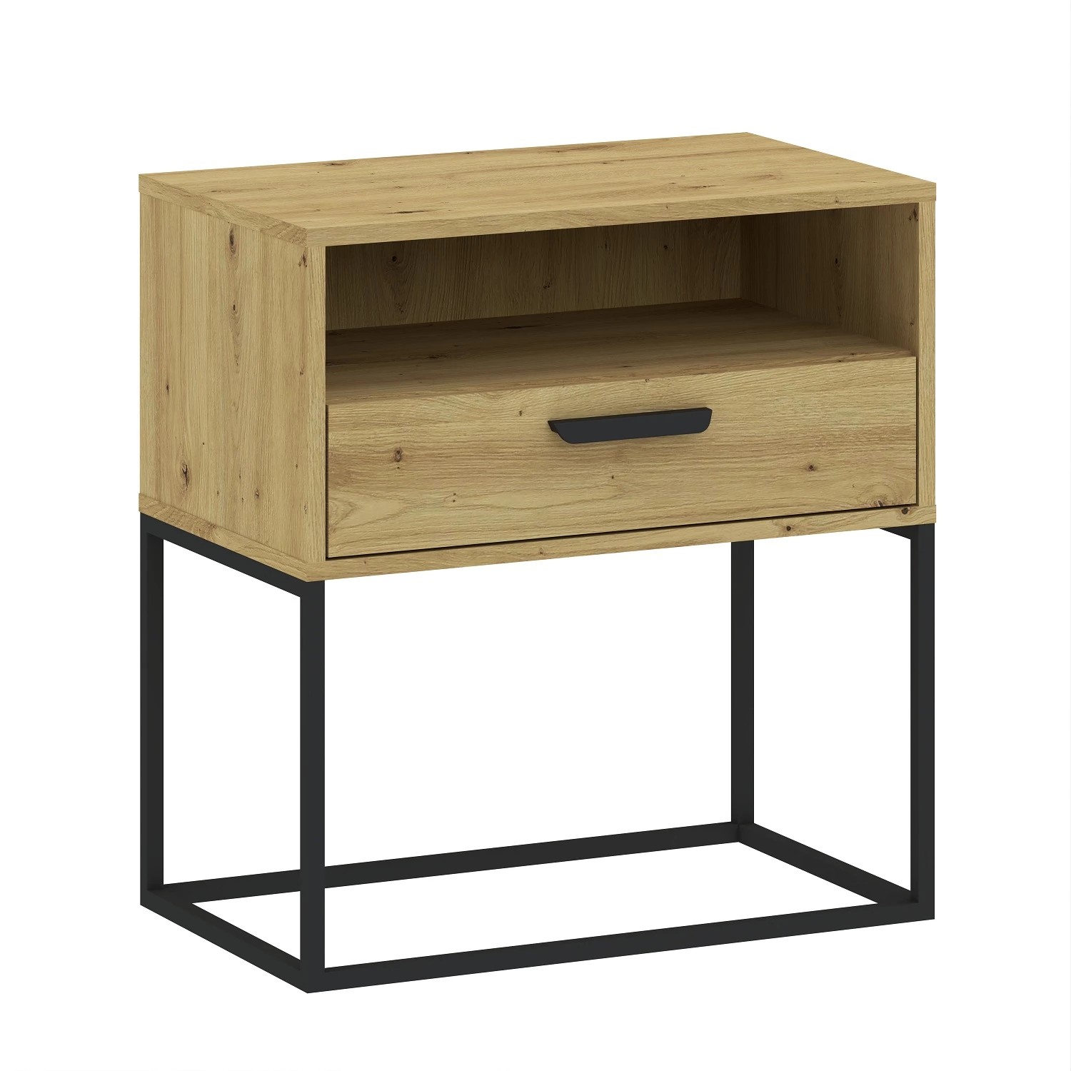 Casarredo CADRO nočný stolík 1S 60 NR4, dub Artisan