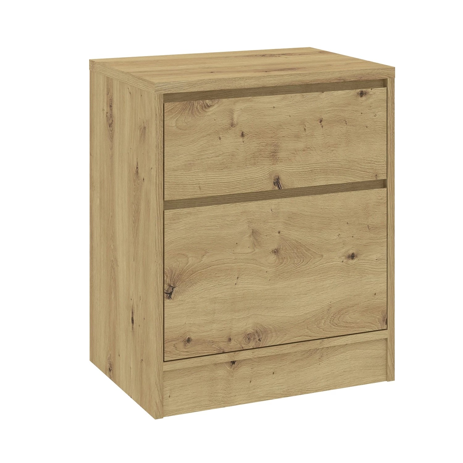 Casarredo BASIT nočný stolík 2S, dub Artisan