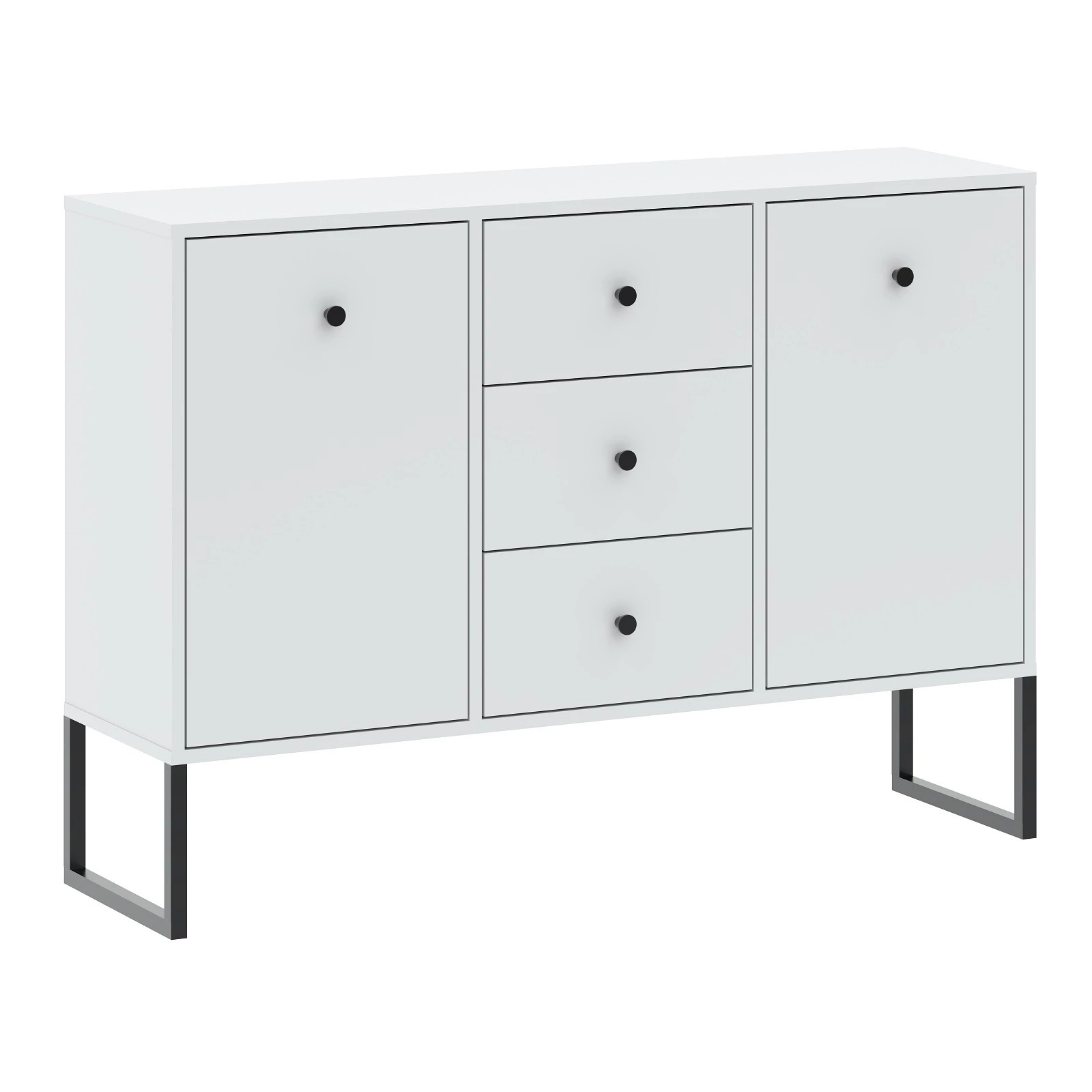 Casarredo LINEA moderná komoda 2D3S, biela